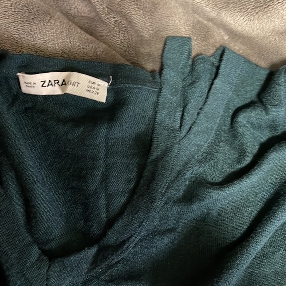 Zara - Green Knit Long Sleeve - Picture 3 of 5